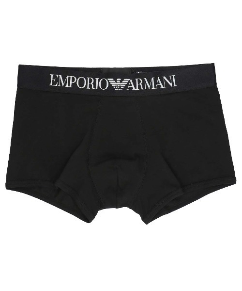 EMPORIO ARMANI ICONIC LOGOBAND STRETCH COTTON TRUNK ボクサー