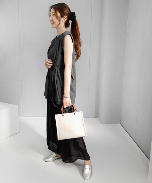 alala（アララ）の「ビットブローファー/バックレスローファー　◇（ローファー・レディース・ベージュ/ブラック/シルバー・L/LL/M/S）」の9枚目の写真