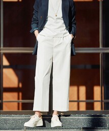 OPAQUE.CLIP | 【Beautiful stretch】ワイドクロップドパンツ(その他パンツ)