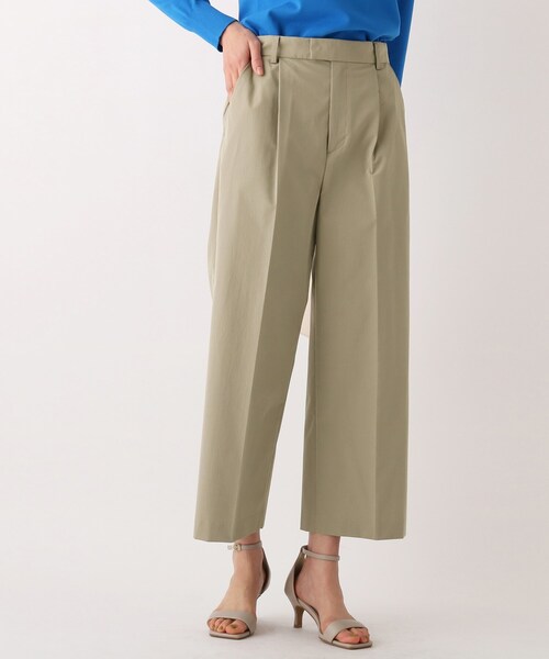 OPAQUE.CLIP（オペークドットクリップ）の「◆【Beautiful stretch】ワイドクロップドパンツ（その他パンツ・レディース・ホワイト系/ブラック/グリーン/ベージュ系その他2・36/38/40/42）」の3枚目の写真