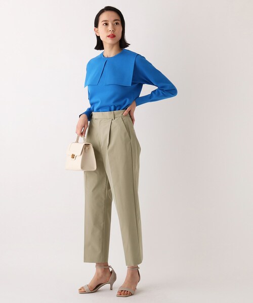 OPAQUE.CLIP（オペークドットクリップ）の「◆【Beautiful stretch】ワイドクロップドパンツ（その他パンツ・レディース・ホワイト系/ブラック/グリーン/ベージュ系その他2・36/38/40/42）」の9枚目の写真