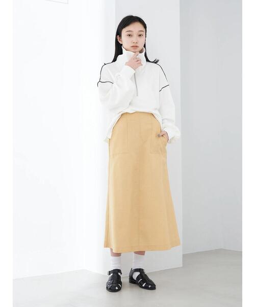 earth music&ecology（アースミュージックアンドエコロジー）の「ハーフZIPスウェット*（Tシャツ/カットソー・レディース・ブラック/ホワイト/グレー・FREE）」の20枚目の写真