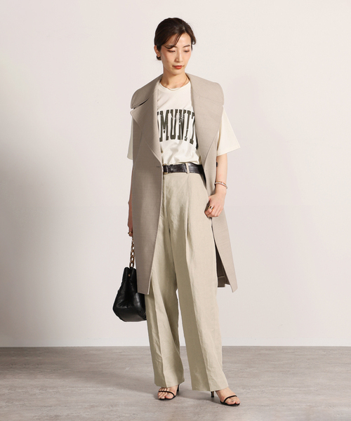 VERMEIL par iena ヴェルメイユパーイエナ　ジレ　ロングベスト M4 ヴェルメイユパーイエナ VERMEIL par iena ベスト ジレ ロングジレ