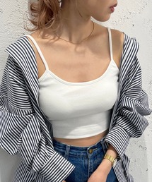 ショート丈カップ付きインナー【ZOZOTOWN限定アイテム】