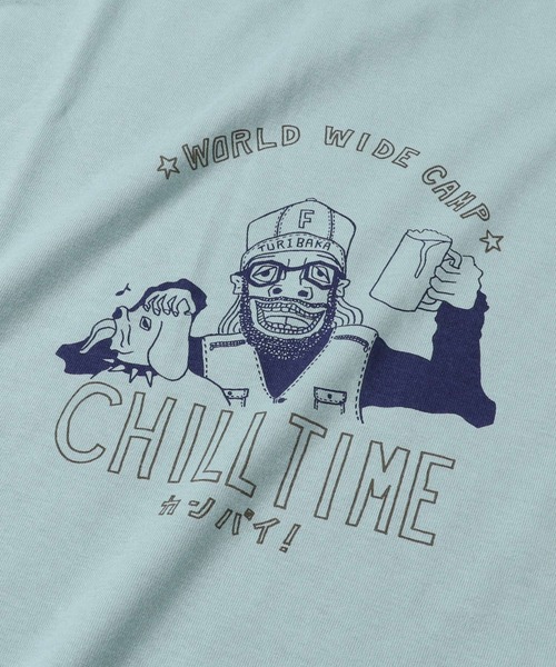 KRIFF MAYER（クリフメイヤー）の「ウェットプロテクト半袖T（カンパイ）（Tシャツ/カットソー・メンズ・ベージュ/レッド/オフホワイト/サックスブルー/ライトグリーン・SMALL/MEDIUM/LARGE/X-LARGE）」の15枚目の写真