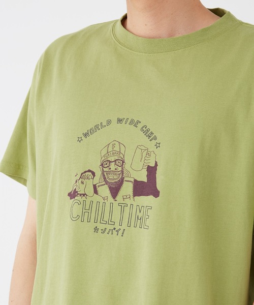 KRIFF MAYER（クリフメイヤー）の「ウェットプロテクト半袖T（カンパイ）（Tシャツ/カットソー・メンズ・ベージュ/レッド/オフホワイト/サックスブルー/ライトグリーン・SMALL/MEDIUM/LARGE/X-LARGE）」の12枚目の写真