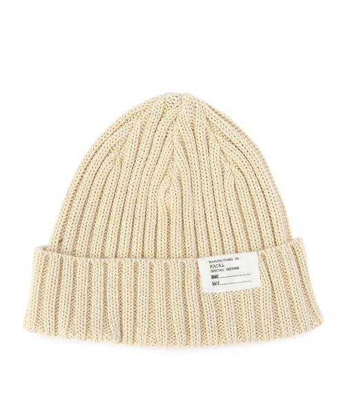 BEAUTY&YOUTH UNITED ARROWS（ビューティーアンドユースユナイテッドアローズ）の「＜Racal＞ STANDARD KNIT15SS/ニット帽◆（ニットキャップ/ビーニー・メンズ・ブラック/グレー/ベージュ/ロイヤルブルー/ネイビー/ホワイト・ONE）」の4枚目の写真