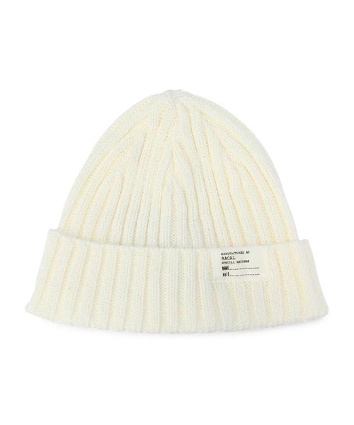 BEAUTY&YOUTH UNITED ARROWS（ビューティーアンドユースユナイテッドアローズ）の「＜Racal＞ STANDARD KNIT15SS/ニット帽◆（ニットキャップ/ビーニー・メンズ・ブラック/グレー/ベージュ/ロイヤルブルー/ネイビー/ホワイト・ONE）」の2枚目の写真