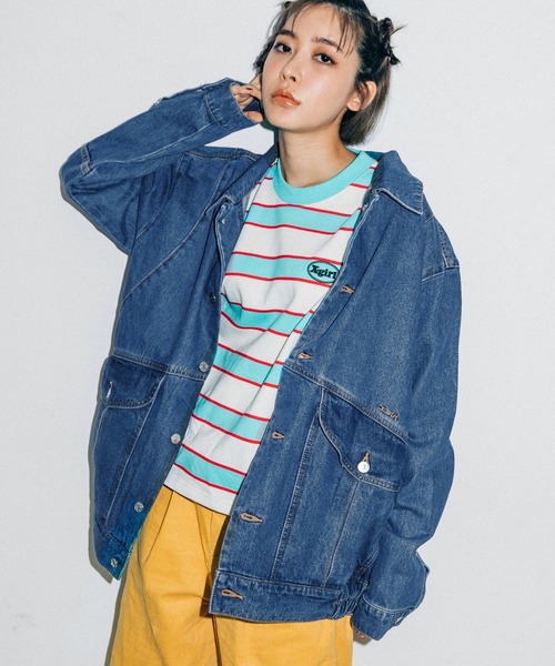 ブランド古着 デニムジャケット デニムジャケット X Girl エックスガール のファッション通販 Zozoused