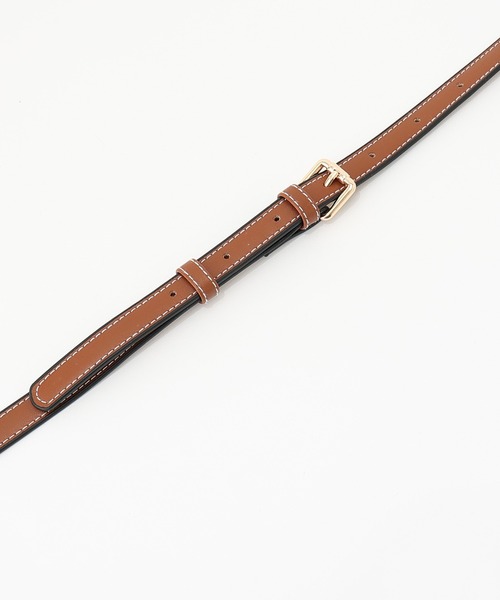 one after another NICE CLAUP（ワンアフターアナザーナイスクラップ）の「2way雑材ショルダーバック（かごバッグ・レディース・アイボリー/ブラック・FREE）」の10枚目の写真