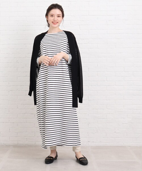 SHOO・LA・RUE(シューラルー)の「◆ビッグシルエットロングワンピース(ワンピース・レディース・ホワイト系その他3/グリーン系その他4/ブルー系2/ブラック・00)」の21枚目の写真