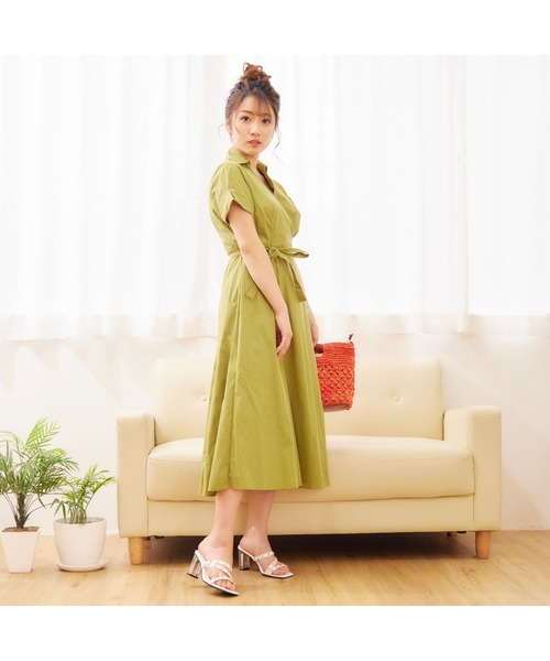 chumchum(チャムチャム)の「スクエアスタッズクリアヒールサンダル(サンダル・レディース・ブラック/ホワイト/ベージュ・S/M/L/LL)」の15枚目の写真