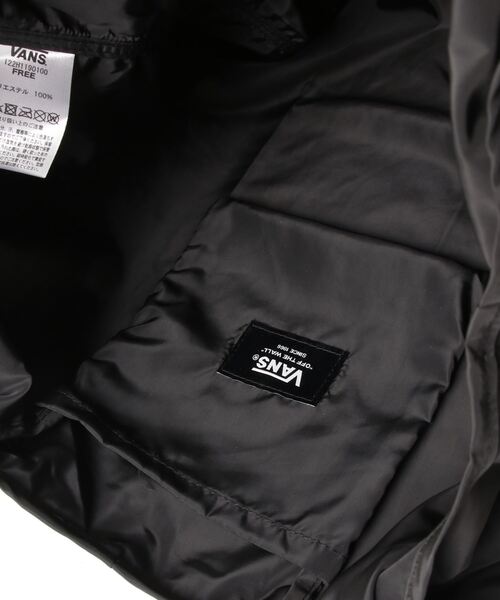 VANS（バンズ）の「VANS/ヴァンズ SHOPPER BAG ショッパーバッグ（エコバッグ/サブバッグ・メンズ・ブラック/ブラック×ホワイト・FREE）」の6枚目の写真