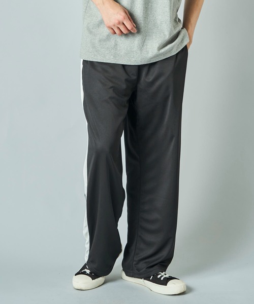 ADPOSION（アドポーション）の「カラージャージ ワイドパンツ / トラックパンツ（その他パンツ・メンズ・ブラック/グリーン/ブルー・MEDIUM/LARGE/X-LARGE）」の6枚目の写真