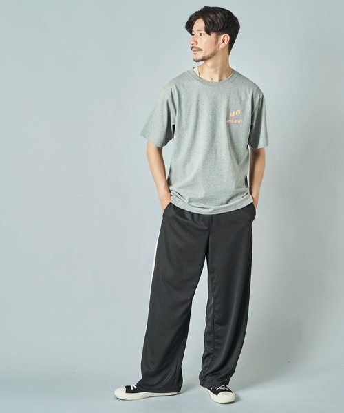 ADPOSION（アドポーション）の「カラージャージ ワイドパンツ / トラックパンツ（その他パンツ・メンズ・ブラック/グリーン/ブルー・MEDIUM/LARGE/X-LARGE）」の4枚目の写真