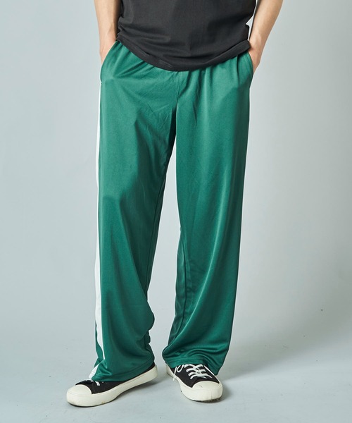 ADPOSION（アドポーション）の「カラージャージ ワイドパンツ / トラックパンツ（その他パンツ・メンズ・ブラック/グリーン/ブルー・MEDIUM/LARGE/X-LARGE）」の8枚目の写真