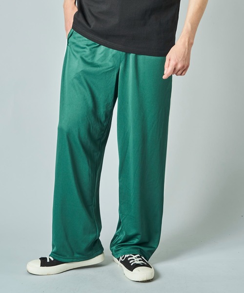 ADPOSION（アドポーション）の「カラージャージ ワイドパンツ / トラックパンツ（その他パンツ・メンズ・ブラック/グリーン/ブルー・MEDIUM/LARGE/X-LARGE）」の9枚目の写真