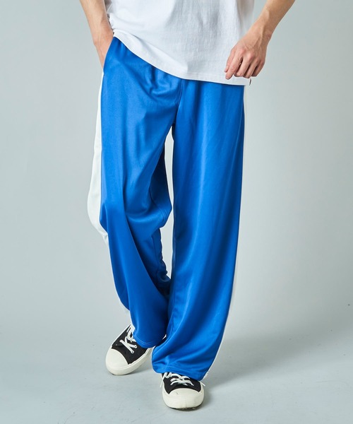 ADPOSION（アドポーション）の「カラージャージ ワイドパンツ / トラックパンツ（その他パンツ・メンズ・ブラック/グリーン/ブルー・MEDIUM/LARGE/X-LARGE）」の11枚目の写真