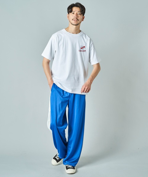 ADPOSION（アドポーション）の「カラージャージ ワイドパンツ / トラックパンツ（その他パンツ・メンズ・ブラック/グリーン/ブルー・MEDIUM/LARGE/X-LARGE）」の10枚目の写真