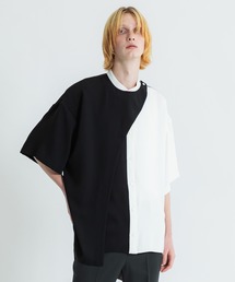 LiNoH | DRAPE LAYERED S/S SHIRT(シャツ/ブラウス)