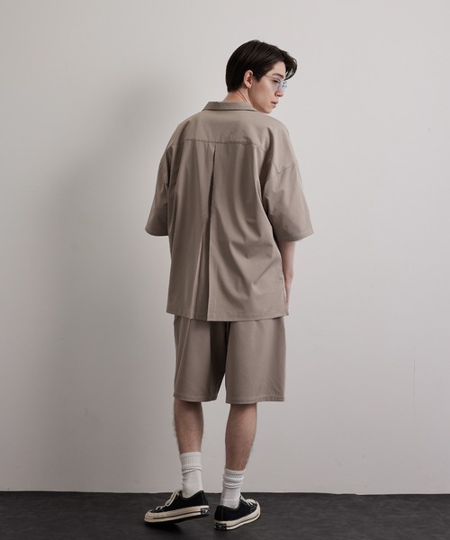 JUNRED(ジュンレッド)の「配色ダブルステッチワイドシャツ(シャツ/ブラウス・メンズ・ライトグレー/グリーン/ベージュ系その他・S/M/L)」の19枚目の写真