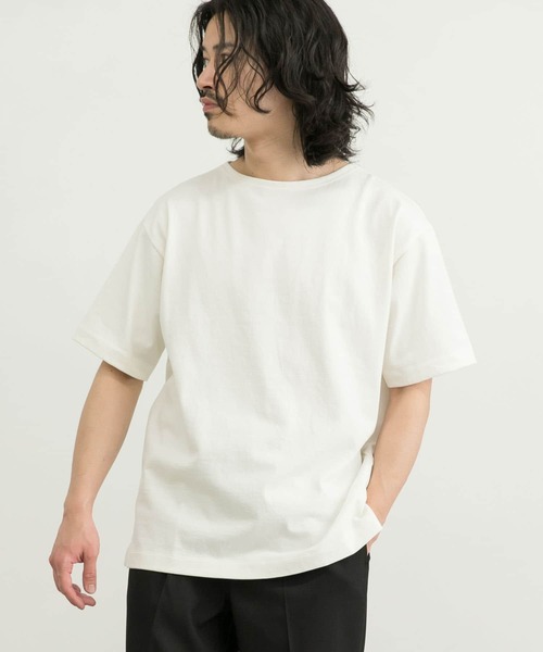 WORK NOT WORK URBAN RESEARCH(ワークノットワークアーバンリサーチ)の「WORK NOT WORK Basque Shirts Short-Sleeve(Tシャツ/カットソー・メンズ・ブラック/グレー/オフホワイト・SMALL/MEDIUM/LARGE/X-LARGE)」の4枚目の写真