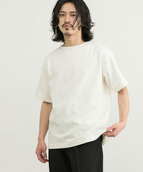 WORK NOT WORK URBAN RESEARCH(ワークノットワークアーバンリサーチ)の「WORK NOT WORK Basque Shirts Short-Sleeve(Tシャツ/カットソー・メンズ・ブラック/グレー/オフホワイト・SMALL/MEDIUM/LARGE/X-LARGE)」の5枚目の写真
