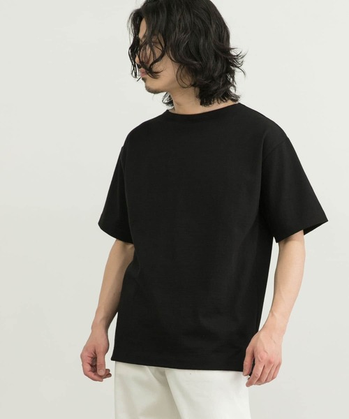 WORK NOT WORK URBAN RESEARCH(ワークノットワークアーバンリサーチ)の「WORK NOT WORK Basque Shirts Short-Sleeve(Tシャツ/カットソー・メンズ・ブラック/グレー/オフホワイト・SMALL/MEDIUM/LARGE/X-LARGE)」の8枚目の写真