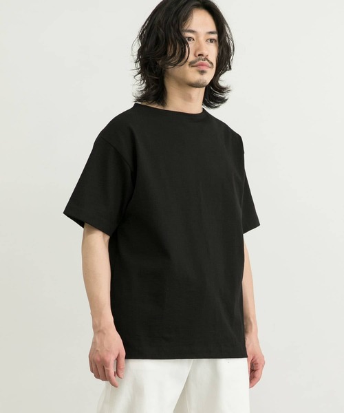 WORK NOT WORK URBAN RESEARCH(ワークノットワークアーバンリサーチ)の「WORK NOT WORK Basque Shirts Short-Sleeve(Tシャツ/カットソー・メンズ・ブラック/グレー/オフホワイト・SMALL/MEDIUM/LARGE/X-LARGE)」の9枚目の写真