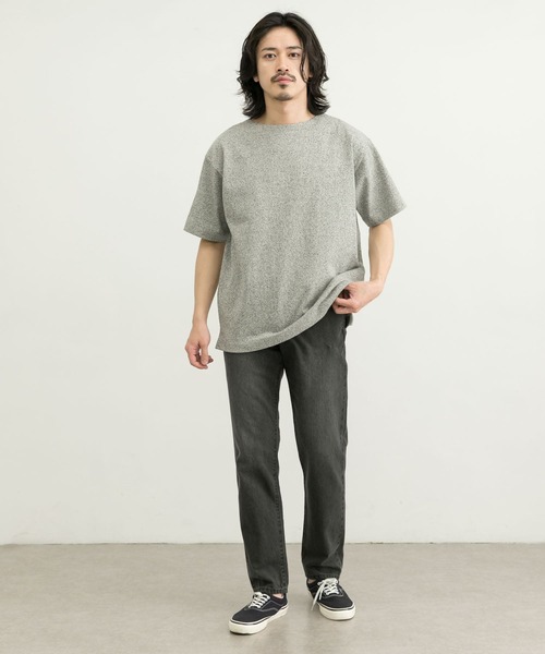 WORK NOT WORK URBAN RESEARCH(ワークノットワークアーバンリサーチ)の「WORK NOT WORK Basque Shirts Short-Sleeve(Tシャツ/カットソー・メンズ・ブラック/グレー/オフホワイト・SMALL/MEDIUM/LARGE/X-LARGE)」の14枚目の写真