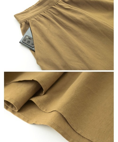 Re:EDIT（リエディ）の「[低身長/高身長サイズ有]リネンライクロングスカンツ（その他パンツ・レディース・ブラック/イエロー/ブラウン/レッド/ライトベージュ・AS/SMALL/AM/TALL/LARGE/MEDIUM）」の13枚目の写真