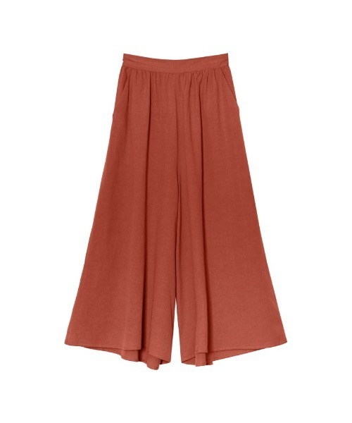 Re:EDIT（リエディ）の「[低身長/高身長サイズ有]リネンライクロングスカンツ（その他パンツ・レディース・ブラック/イエロー/ブラウン/レッド/ライトベージュ・AS/SMALL/AM/TALL/LARGE/MEDIUM）」の17枚目の写真