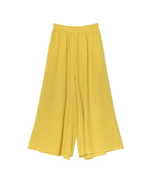 Re:EDIT（リエディ）の「[低身長/高身長サイズ有]リネンライクロングスカンツ（その他パンツ・レディース・ブラック/イエロー/ブラウン/レッド/ライトベージュ・AS/SMALL/AM/TALL/LARGE/MEDIUM）」の10枚目の写真