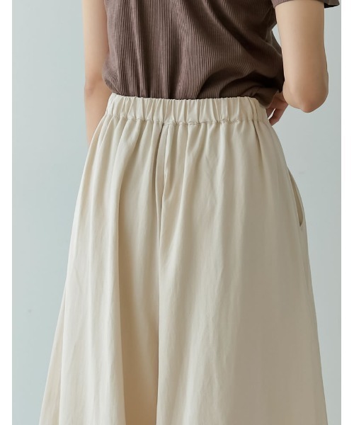 Re:EDIT（リエディ）の「[低身長/高身長サイズ有]リネンライクロングスカンツ（その他パンツ・レディース・ブラック/イエロー/ブラウン/レッド/ライトベージュ・AS/SMALL/AM/TALL/LARGE/MEDIUM）」の11枚目の写真