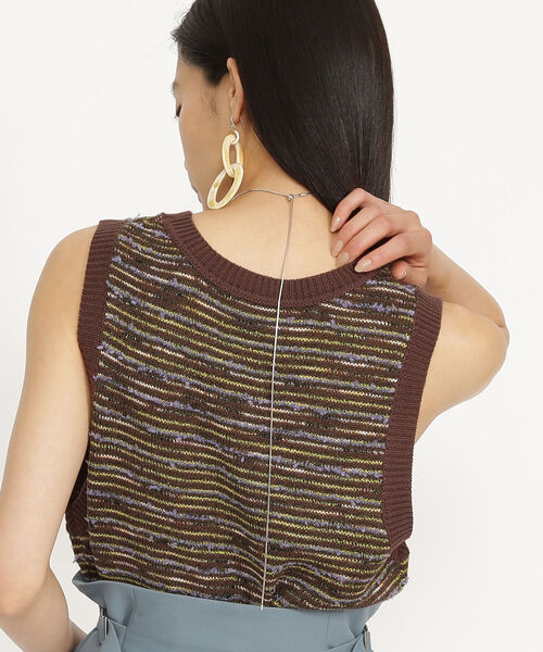 Ray BEAMS（レイビームス）の「Ray BEAMS / 角 スネーク スライド ネックレス（ネックレス・レディース・シルバー/ゴールド・ONE SIZE）」の10枚目の写真