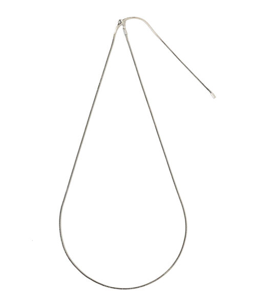 Ray BEAMS（レイビームス）の「Ray BEAMS / 角 スネーク スライド ネックレス（ネックレス・レディース・シルバー/ゴールド・ONE SIZE）」の8枚目の写真