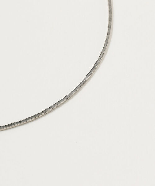 Ray BEAMS（レイビームス）の「Ray BEAMS / 角 スネーク スライド ネックレス（ネックレス・レディース・シルバー/ゴールド・ONE SIZE）」の7枚目の写真