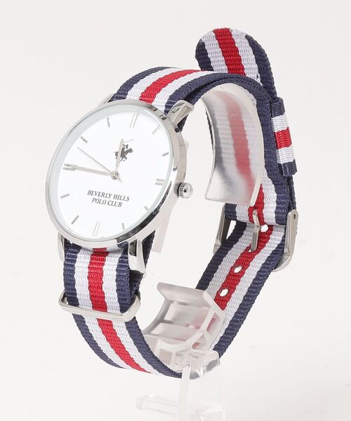 BEVERLY HILLS POLO CLUB（ビバリーヒルズポロクラブ）の「【Beverly Hills Polo Club/ビバリーヒルズポロクラブ】合成皮革レザーベルト腕時計 / 生活防水(3気圧)機能付き（アナログ腕時計・メンズ・ダークブラウン系1/ネイビー系3/ダークブラウン系3/ブラック系3/ネイビー系2/ブラウン系1/ブラウン系2/ブラック系2/ネイビー系1/ダークブラウン系2/ブラック系1/ブラウン系3/ピンク/ホワイト/ネイビー/ブラウン/その他1/ライトブラウン/その他/グレイッシュベージュ・ONE SIZE）」の20枚目の写真