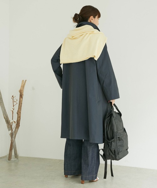 Doux archives(ドゥアルシーヴ)の「ステンカラーコート(ステンカラーコート・レディース・ネイビー/ベージュ・FREE)」の7枚目の写真