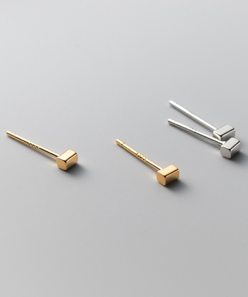 Ritomo De Ricco（リトモ・デ・リコ）の「オールシルバー925　スターリングシルバー　シンプルピアス（ピアス（両耳用）・レディース・A/B・SMALL）」の10枚目の写真