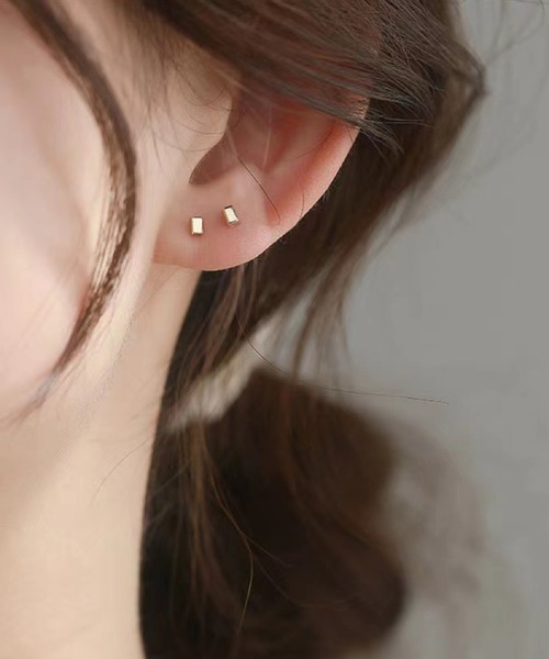 Ritomo De Ricco（リトモ・デ・リコ）の「オールシルバー925　スターリングシルバー　シンプルピアス（ピアス（両耳用）・レディース・A/B・SMALL）」の12枚目の写真