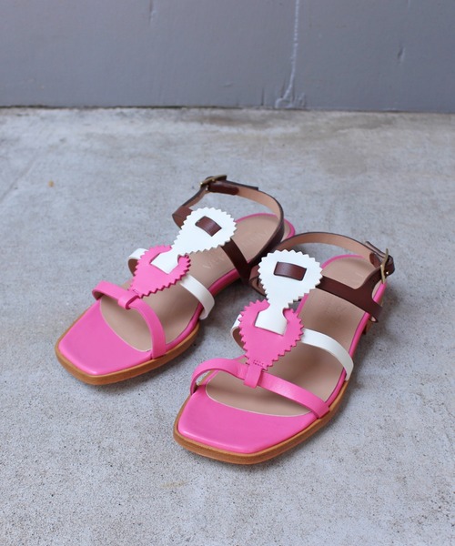 Uncut Bound（アンカットバウンド）の「ANNAISHA(アンナイシャ)  PATIN サンダル（サンダル・レディース・ブラック/ブラウン/ピンク・36/35）」の3枚目の写真