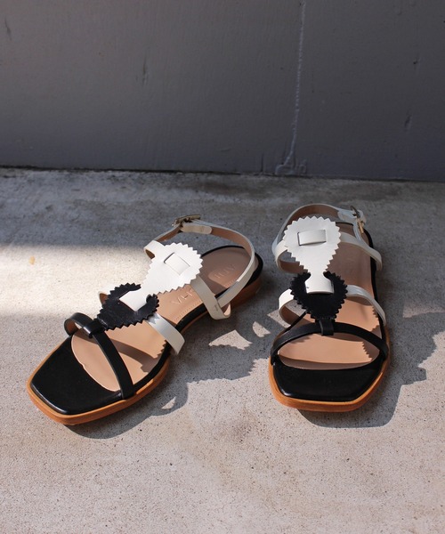 Uncut Bound（アンカットバウンド）の「ANNAISHA(アンナイシャ)  PATIN サンダル（サンダル・レディース・ブラック/ブラウン/ピンク・36/35）」の7枚目の写真