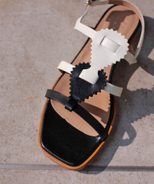 Uncut Bound（アンカットバウンド）の「ANNAISHA(アンナイシャ)  PATIN サンダル（サンダル・レディース・ブラック/ブラウン/ピンク・36/35）」の10枚目の写真