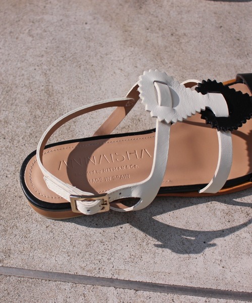 Uncut Bound（アンカットバウンド）の「ANNAISHA(アンナイシャ)  PATIN サンダル（サンダル・レディース・ブラック/ブラウン/ピンク・36/35）」の11枚目の写真