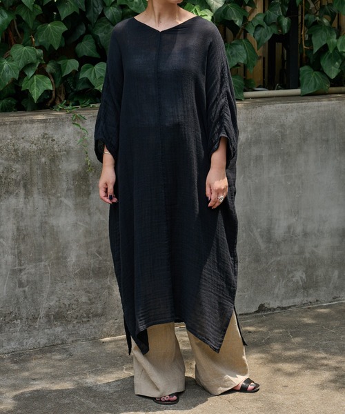 BEARDSLEY(ビアズリー)の「カヤワンピース(ワンピース・レディース・ブラック/インディゴブルー・FREE)」の3枚目の写真