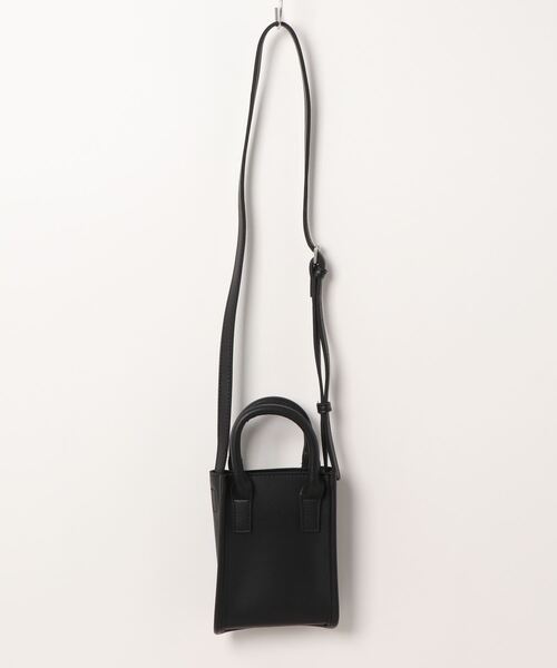 Fun & Daily（ファンアンドデイリー）の「F&D : マイクロショルダーバッグ（ショルダーバッグ・レディース・ホワイト/ブラック・FREE）」の5枚目の写真