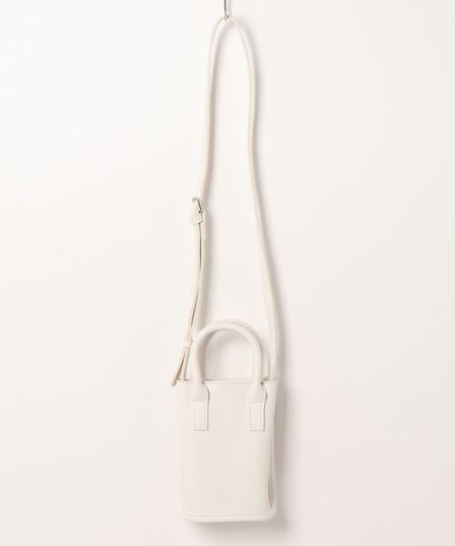 Fun & Daily（ファンアンドデイリー）の「F&D : マイクロショルダーバッグ（ショルダーバッグ・レディース・ホワイト/ブラック・FREE）」の3枚目の写真