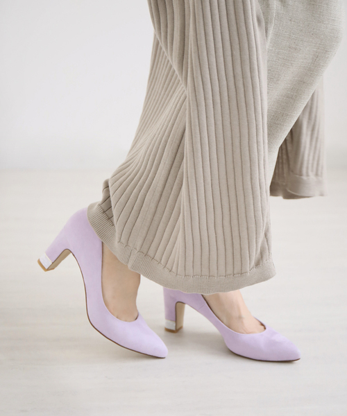 7cmポインテッドシェルヒールパンプス