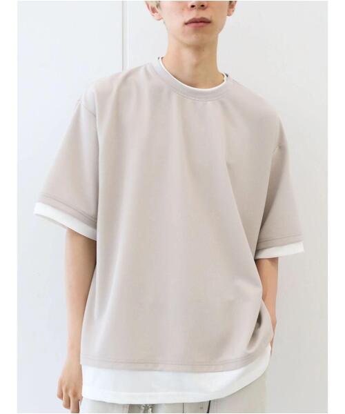 CRAFT STANDARD BOUTIQUE(クラフトスタンダードブティック)の「JQカットレイヤーTEE *(Tシャツ/カットソー・メンズ・チャコールグレー/グレー/カーキ/モカ・LL/M/L)」の20枚目の写真